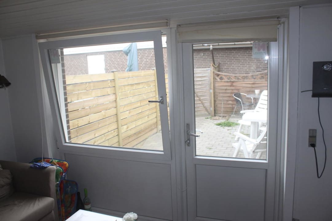 Blick auf die Terrasse Novasol Ferienhäuser