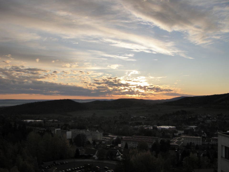 Ausblick von Balkon AHORN Berghotel Friedrichroda