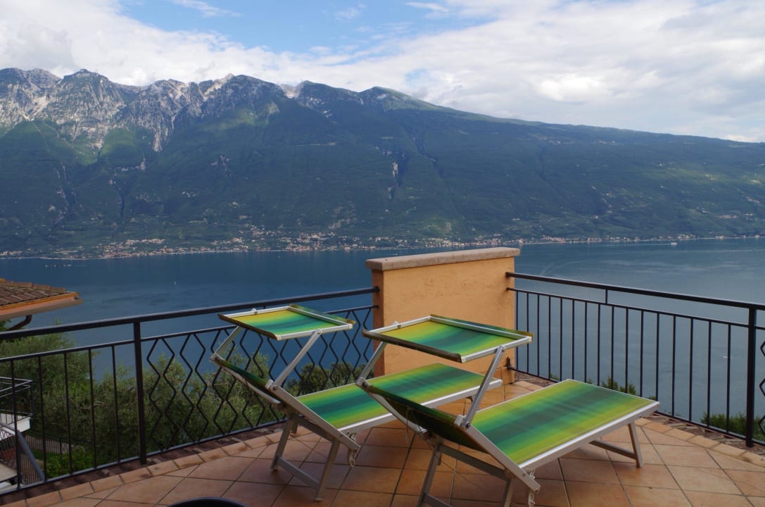 Ausblick von der Zimmerterrasse Park Hotel Zanzanu