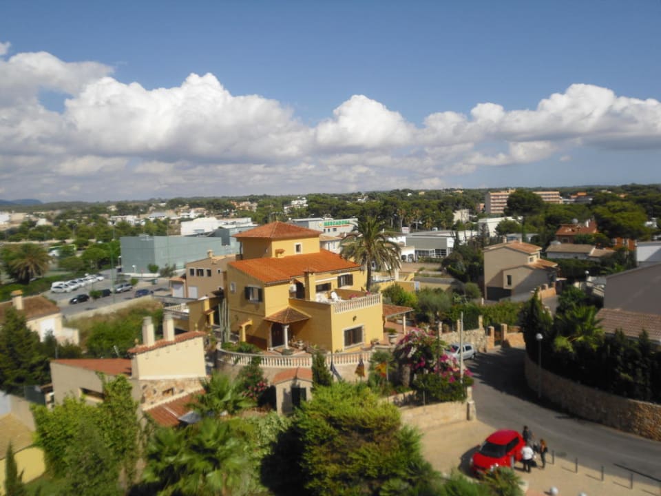 Ausblick zur Seite unseres Zimmers 509 Hotel Timor