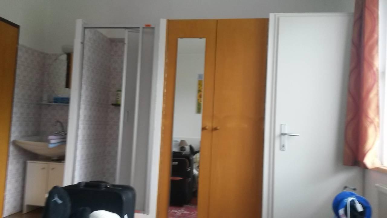 Vom Bett aus fotografiert ! Pension Haus Charlie