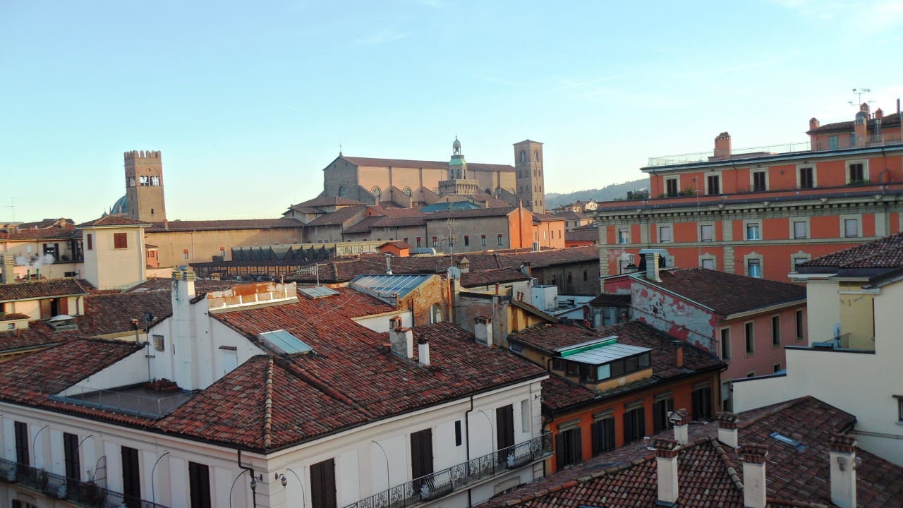 Ausblick aus dem Fenster Hotel Palace
