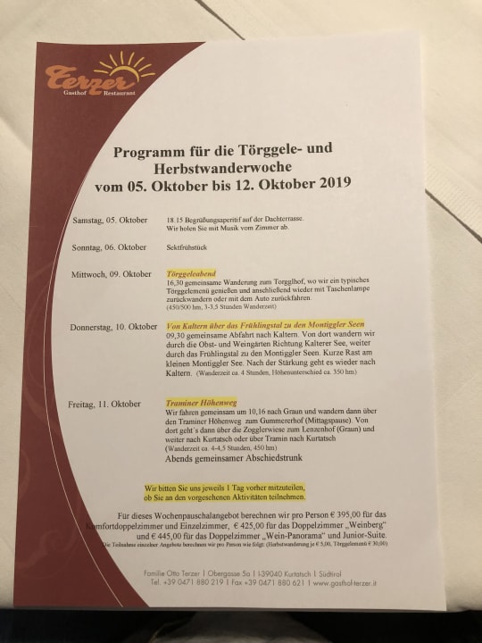 Sonstiges Gasthof Hotel Terzer