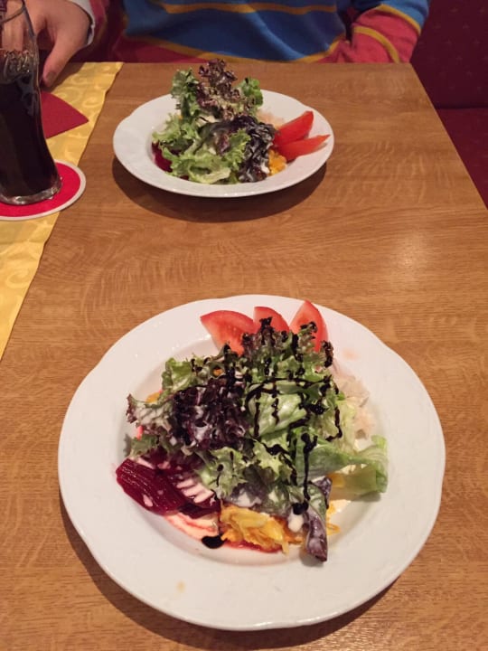 Salat - gemischt wie es sich gehört - spitze Gästehaus am Wasserpark