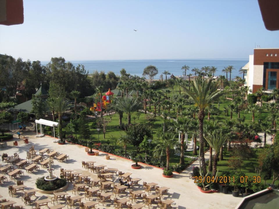 Blick von unserem Balkon Saphir Hotel & Villas