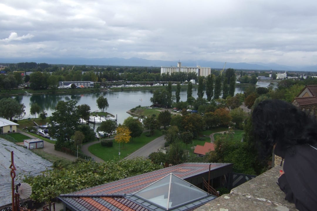 Ausblick vom Balkon Hotel Stadt Breisach