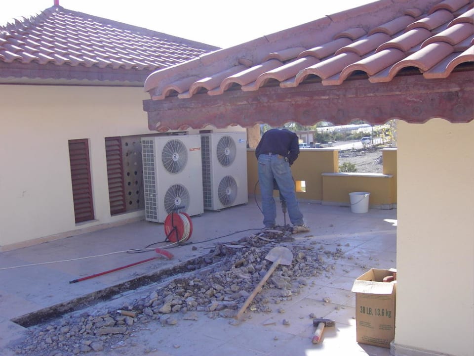 Keine 5 meter von uns entfern.Von morgens bis abends wurde g Crystal Aura Aqua Collection