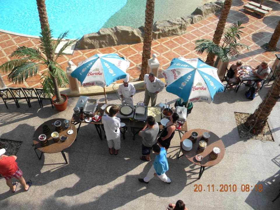 Frische Crepes zum Frühstuck Pickalbatros Palace Resort