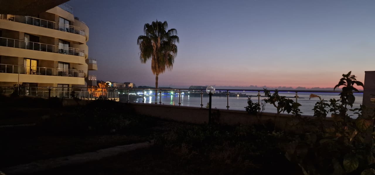 Ausblick Aska Hotel Just in Beach
