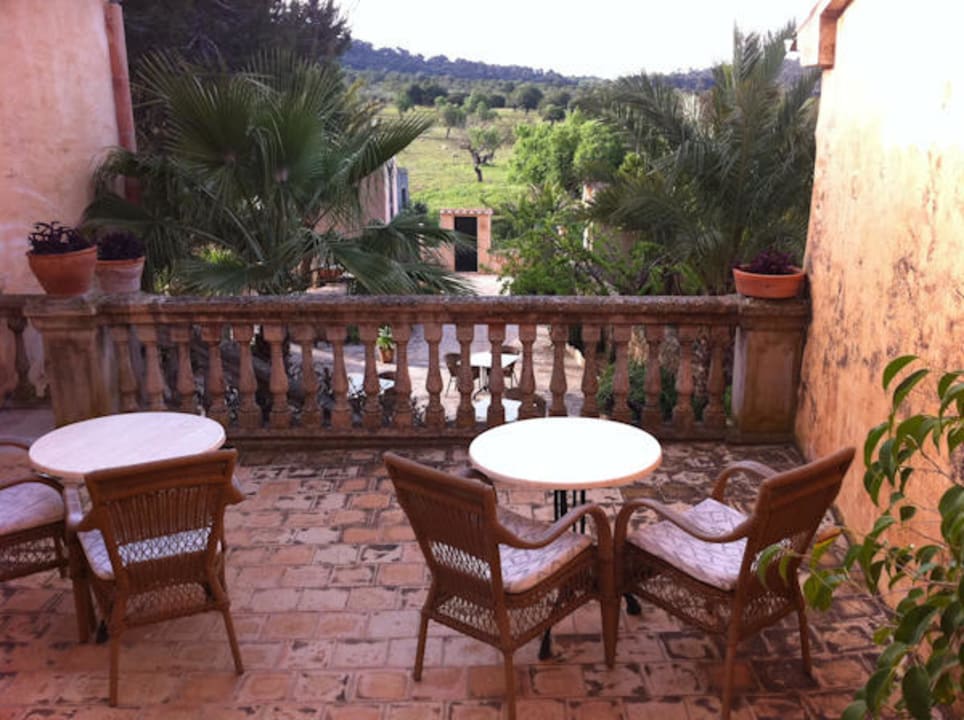 Obere Terrasse mit Ausblick Hotel Sa Galera