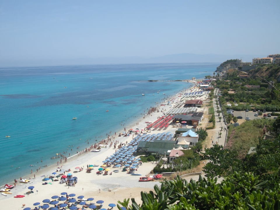 Strand vom Lift aus Aldiana Club Rocca Nettuno Calabria