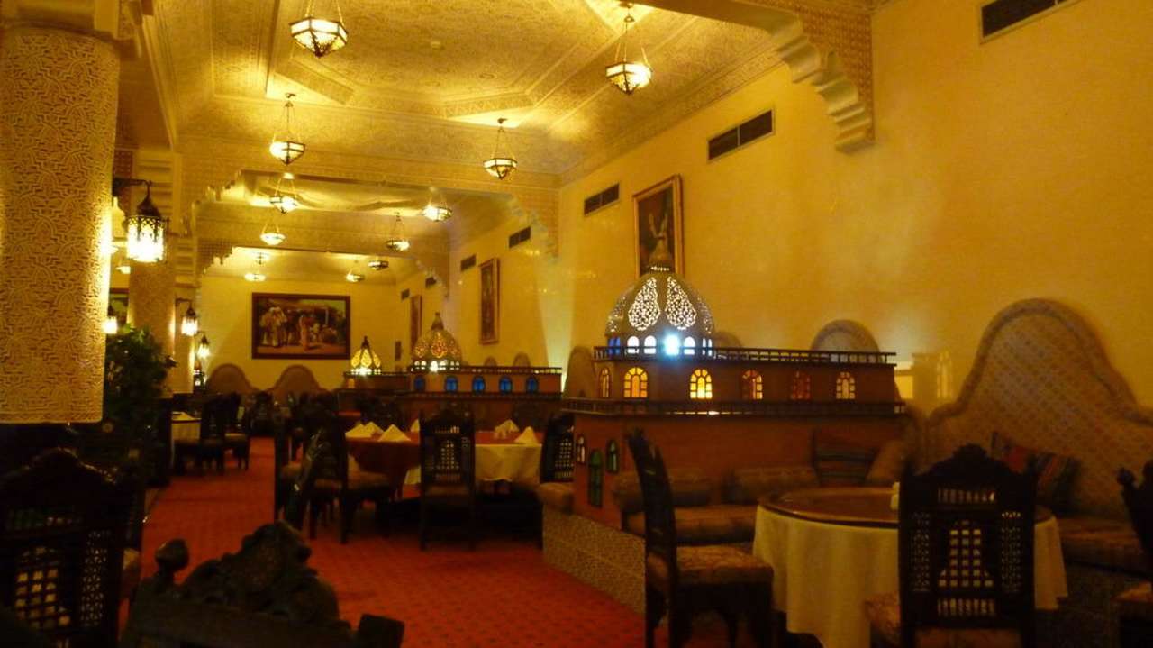 Das marokkanische Restaurant Pickalbatros Alf Leila Wa Leila Resort - Neverland Hurghada