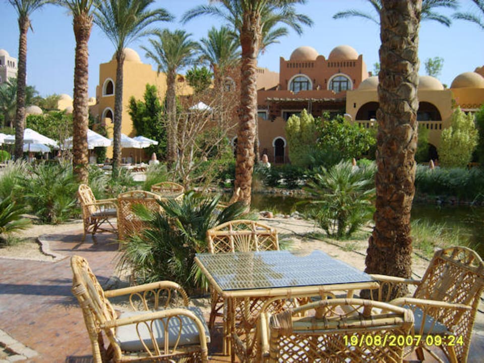 Blick zum Beachrestaurant des Makadi Palace Grand Makadi