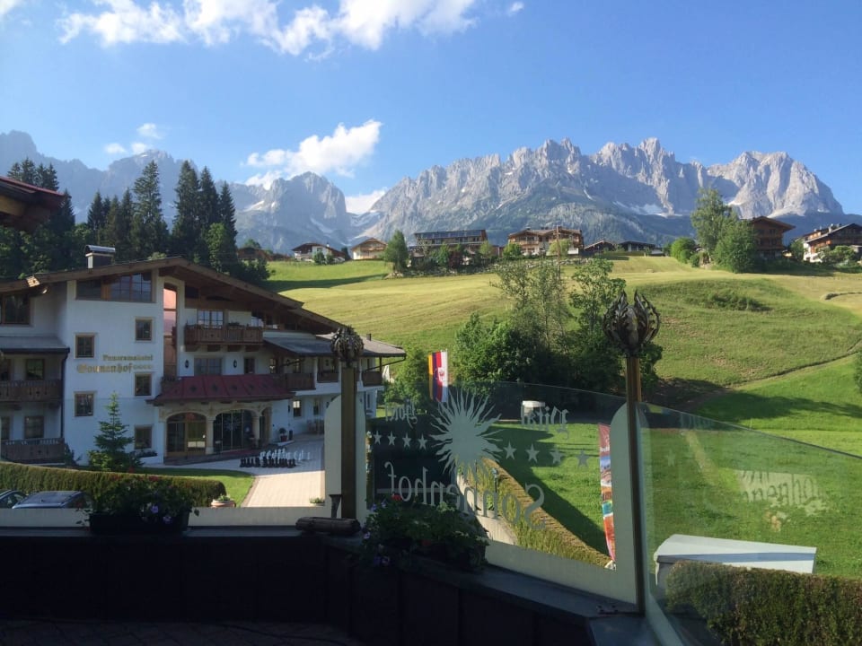 Aussicht aus meinem Zimmer Vitalhotel Sonnenhof