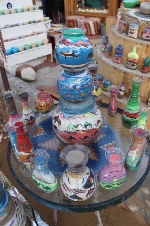 Dekorative selbstgemachte Sandkreationen Three Corners Sea Beach Resort