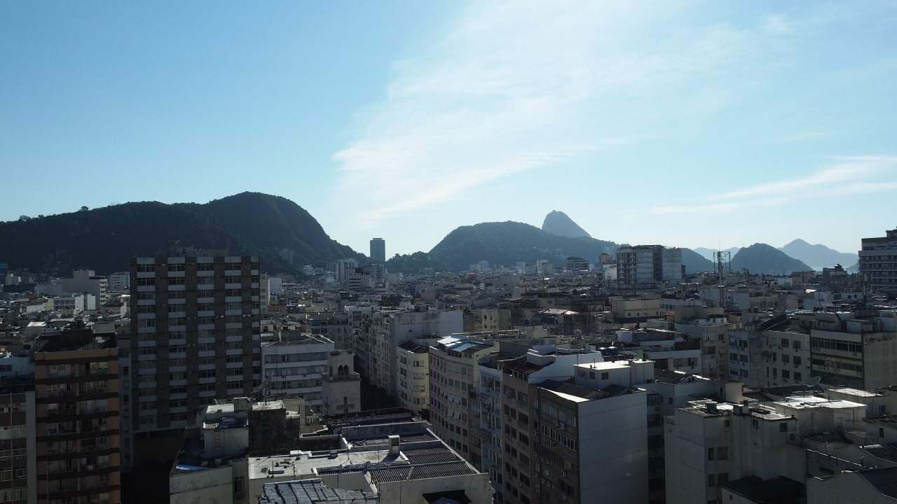 Ausblick Hotel Augustos Copacabana