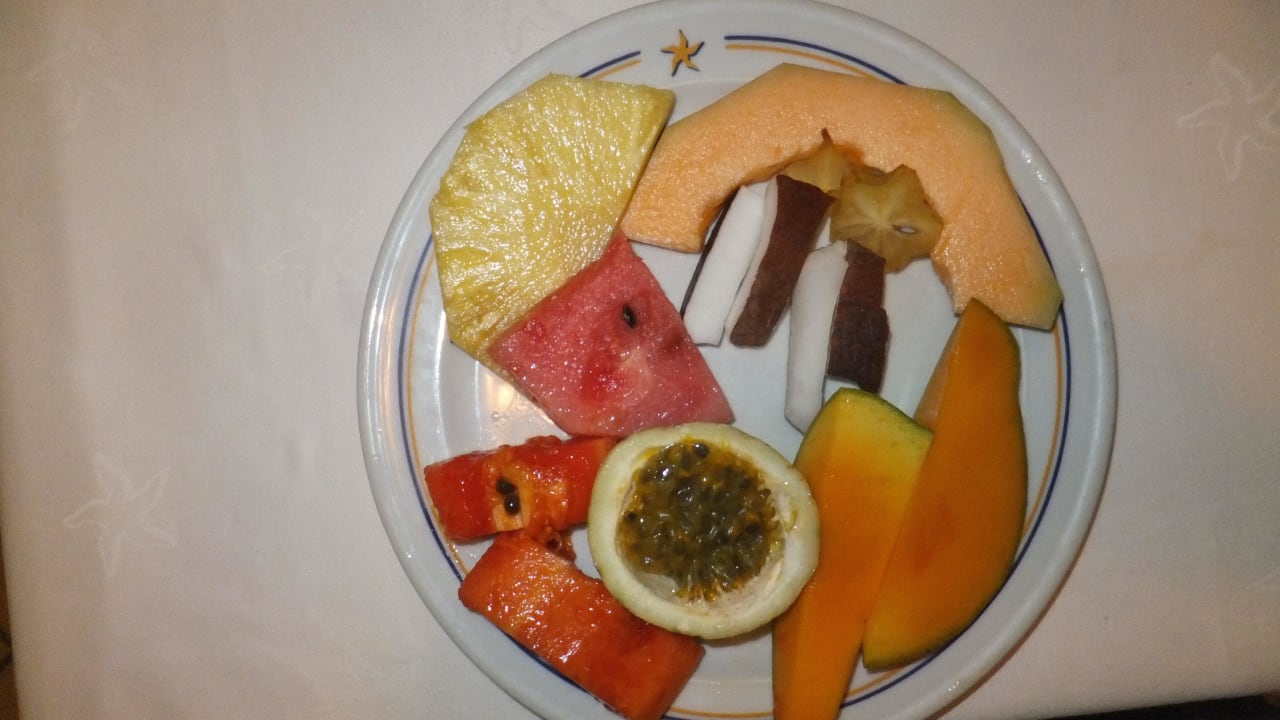 Obstauswahl im Büffetrestaurant Iberostar Selection Hacienda Dominicus