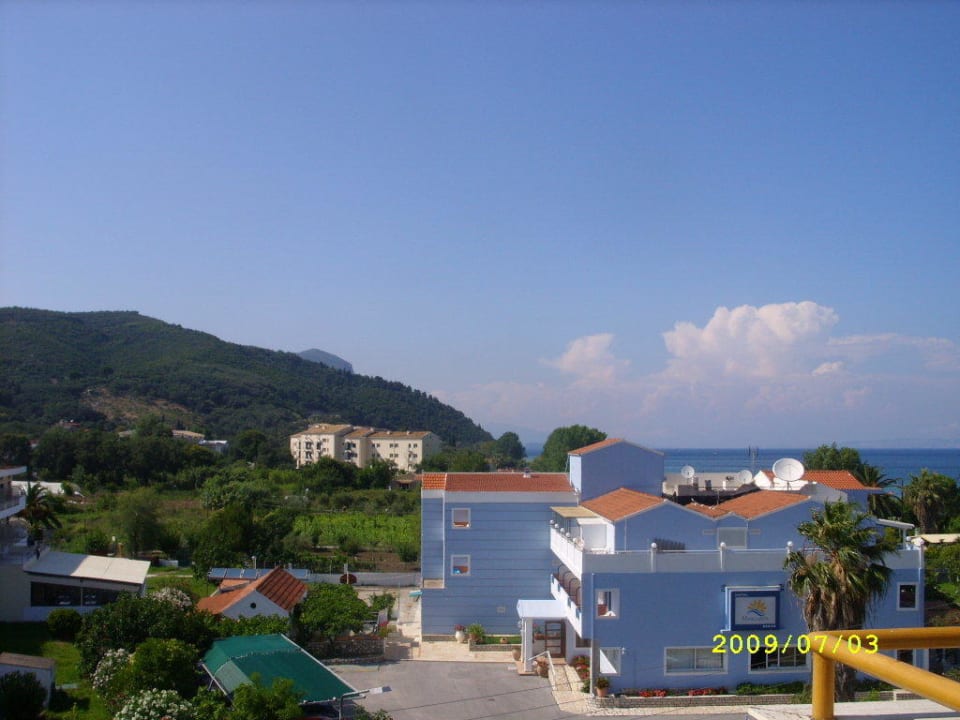 Blick vom Balkon Hotel Albatros
