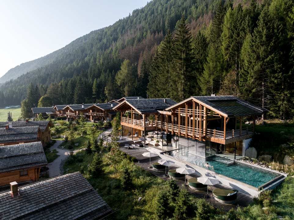 Außenansicht Chalets Valsegg