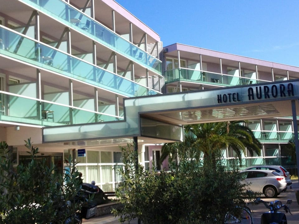 Eingang zum Hotel Hotel Aurora