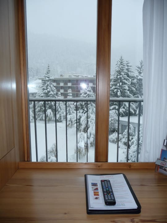 Schreibecke mit Fernsicht Hotel Laudinella