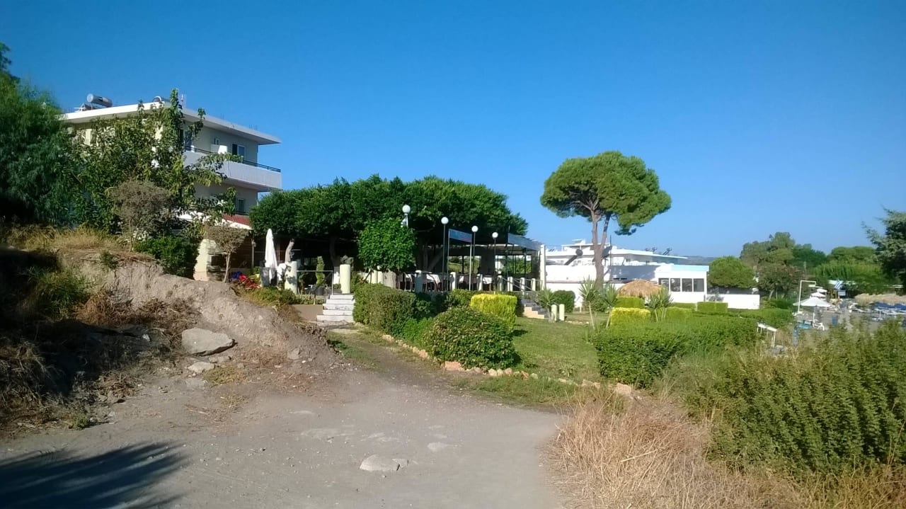 Terrasse Pension Victoria