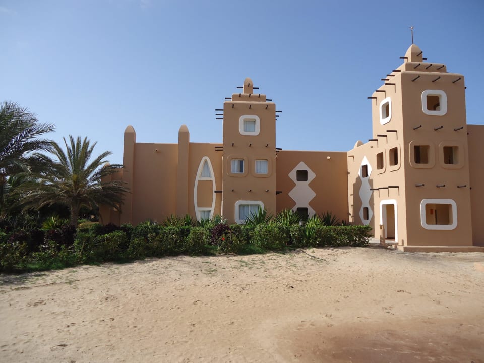 Der Blick vom Strand Hotel Riu Cabo Verde