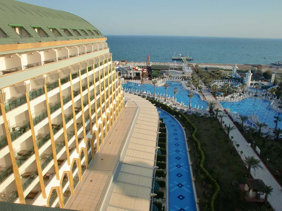 Aussicht vom Balkon Hotel Delphin Imperial