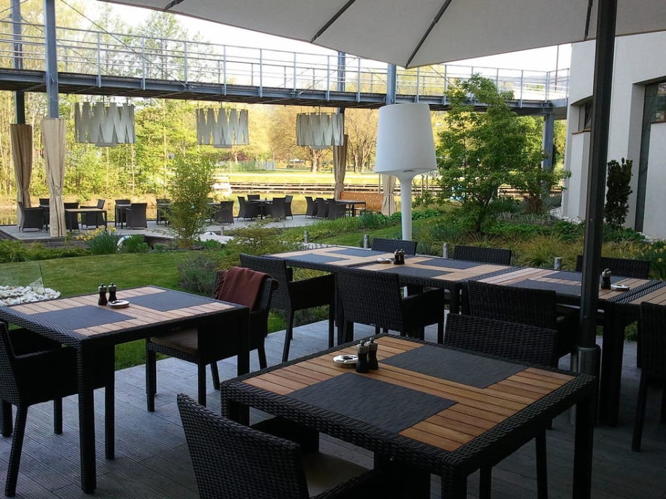 Terrasse vom Frühstück Das Seepark Wörthersee Resort