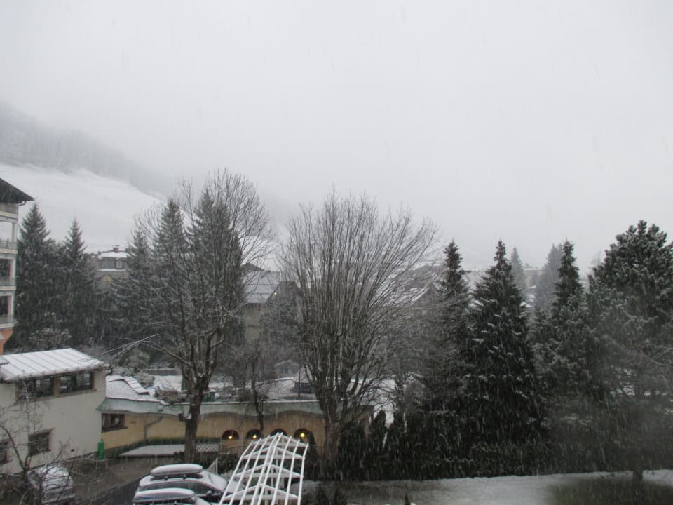 Ausblick von unserem Balkon Hotel Bismarck