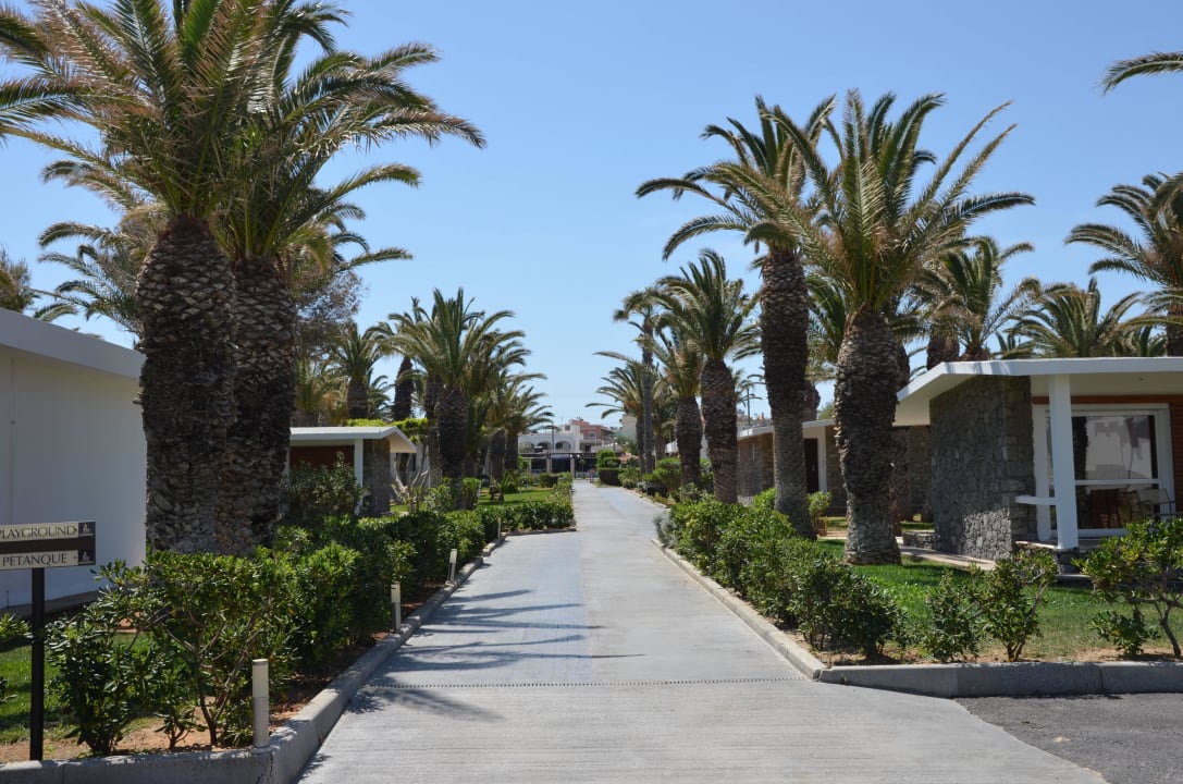 Main street to reception Civitel Creta Beach