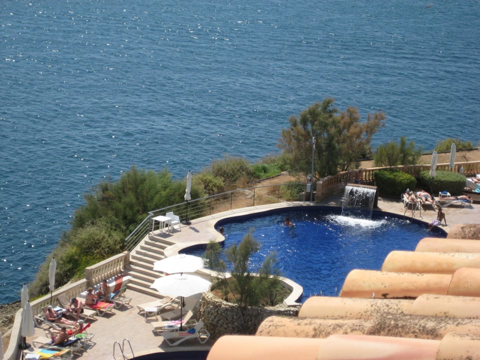 Blick von der Juniorsuite auf den Pool Sentido Fido Punta del Mar – Adults only
