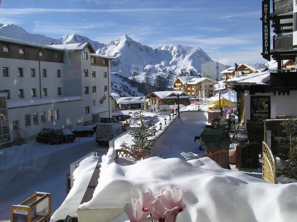 Blick aus dem Wintergarten Mooshaus Winterresort