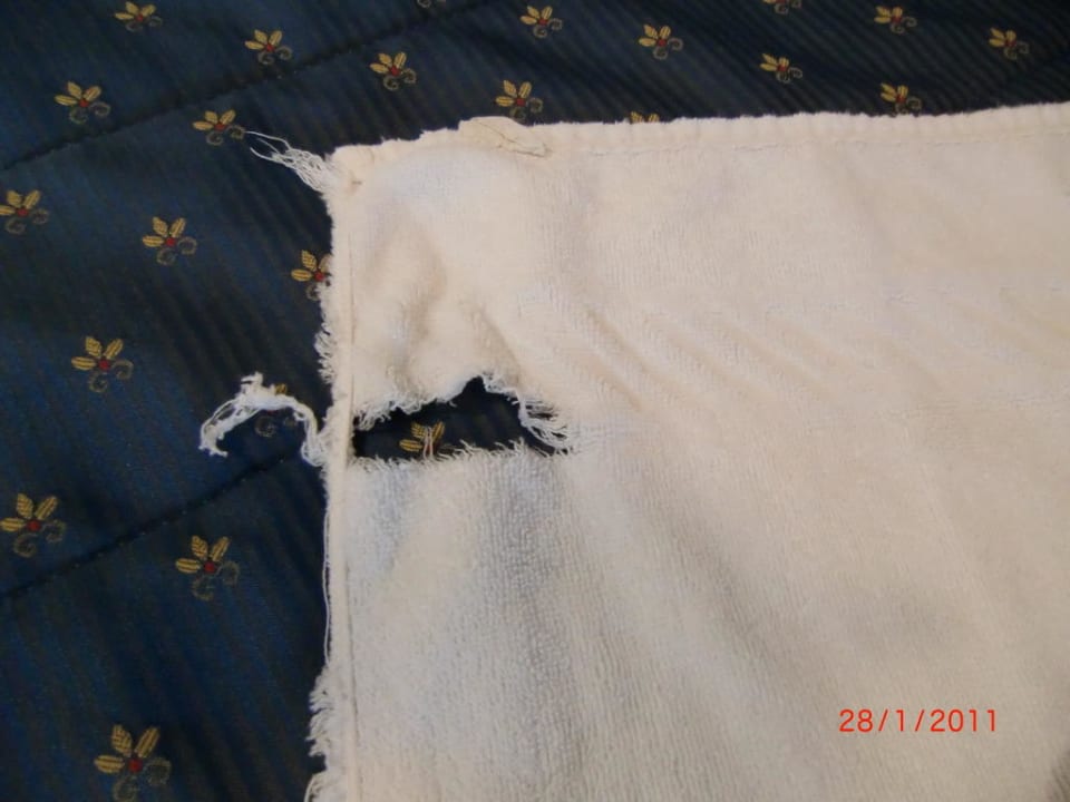 Zerrissenes Handtuch Bull Escorial & Spa