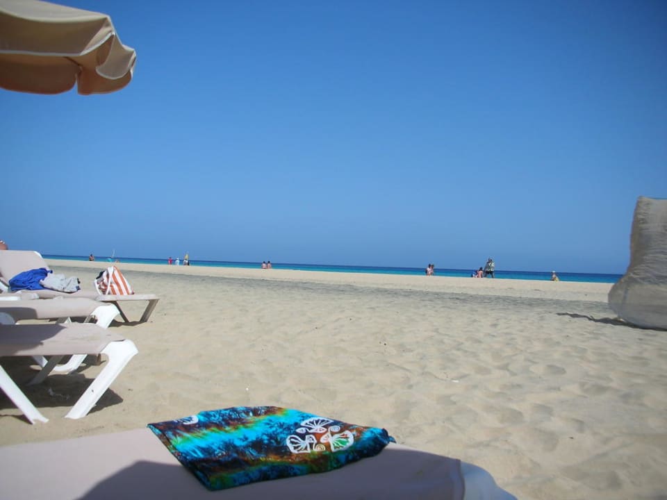 Fotos vom Strand direkt auf Höhe des Hotels MUR Hotel Faro Jandia & Spa Fuerteventura