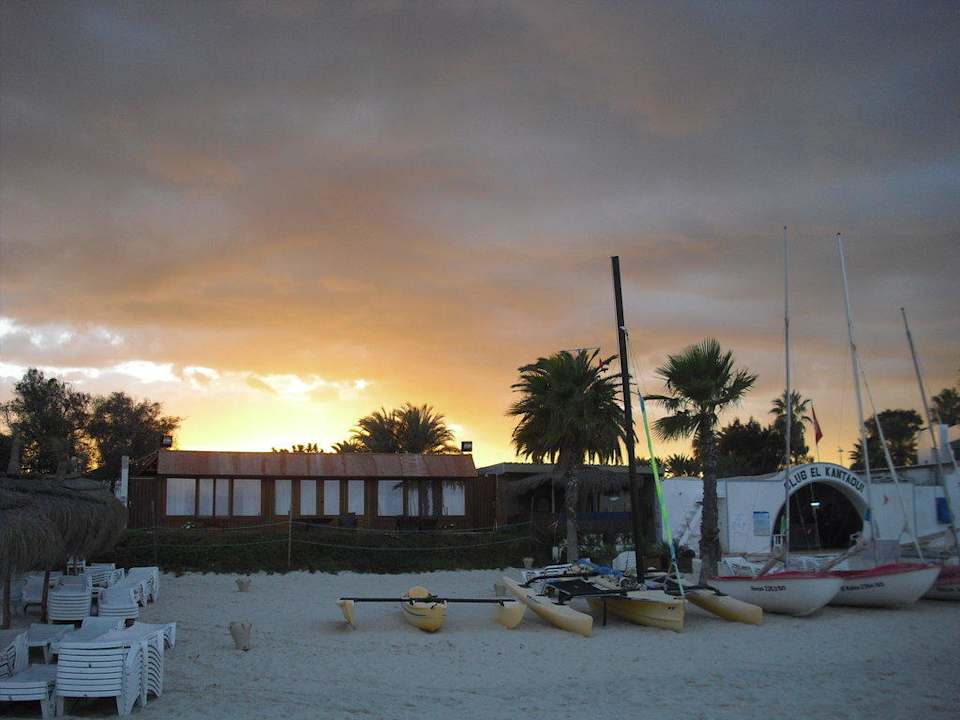 Abendsonne am Strand El Mouradi Club Kantaoui