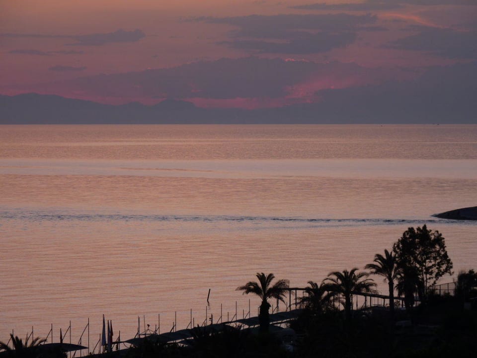 Abendstimmung Hotel Meryan