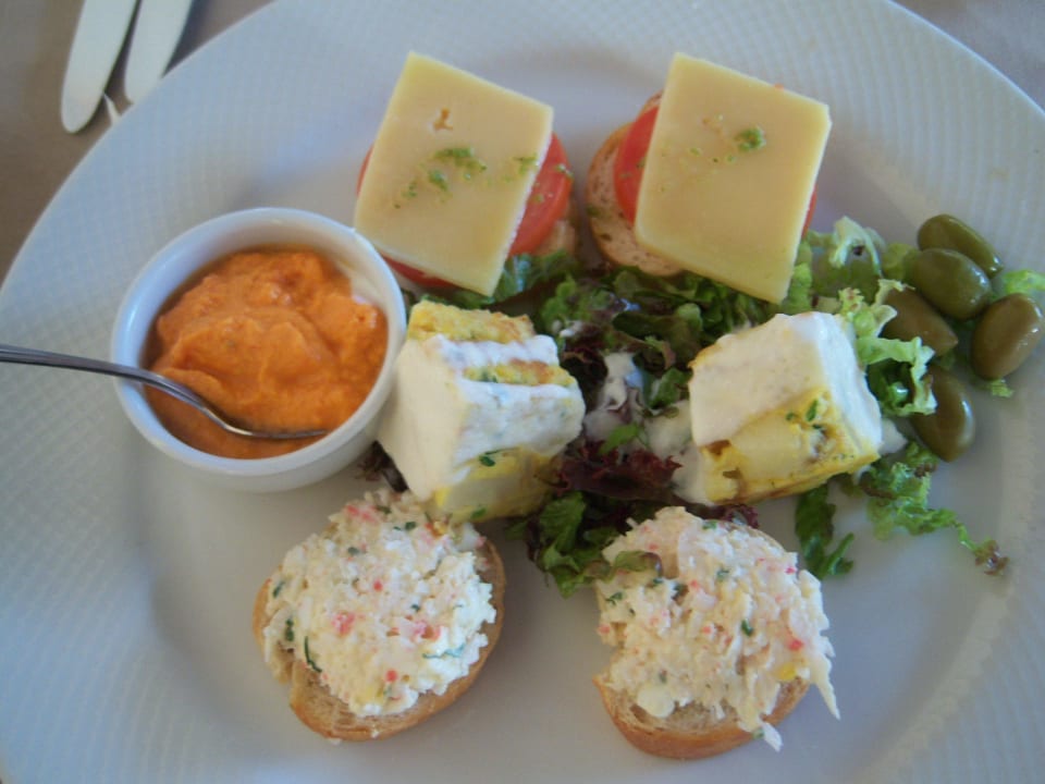 Vorspeise Strandrestaurant Grand Palladium Select White Sand Resort & Spa