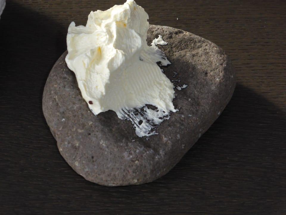 So wird Butter serviert Fosshotel Westfjords