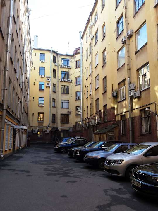 ...am Ende hinten rechts... Hotel Arkada