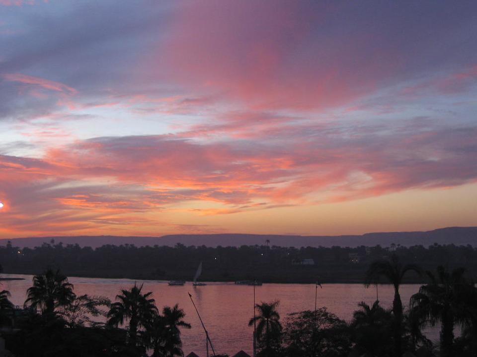 Coucher de soleil Pyramisa Hotel Luxor