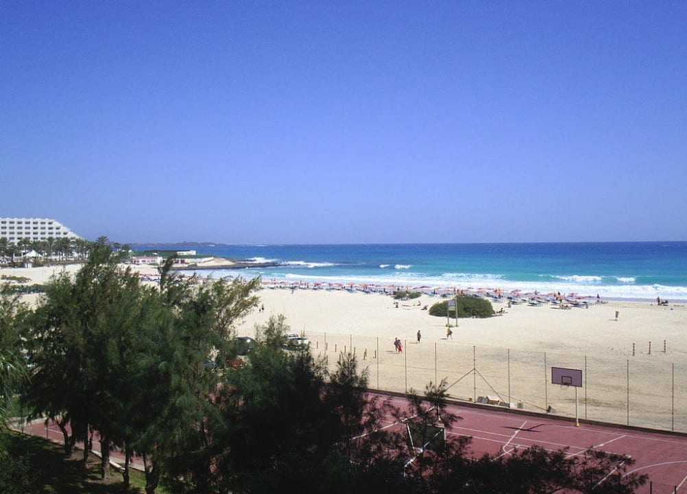 Blick vom Zimmer Hotel Riu Oliva Beach Resort