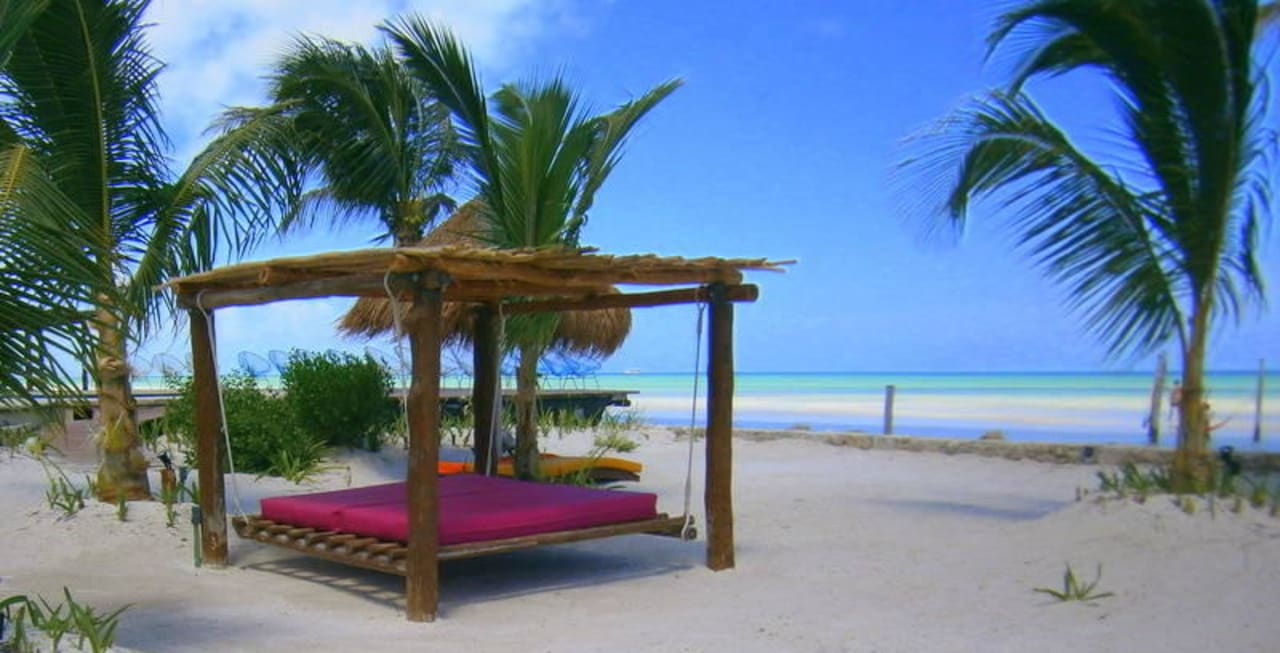 Traumausblick von der Liege aus   Hotel Villas Flamingos