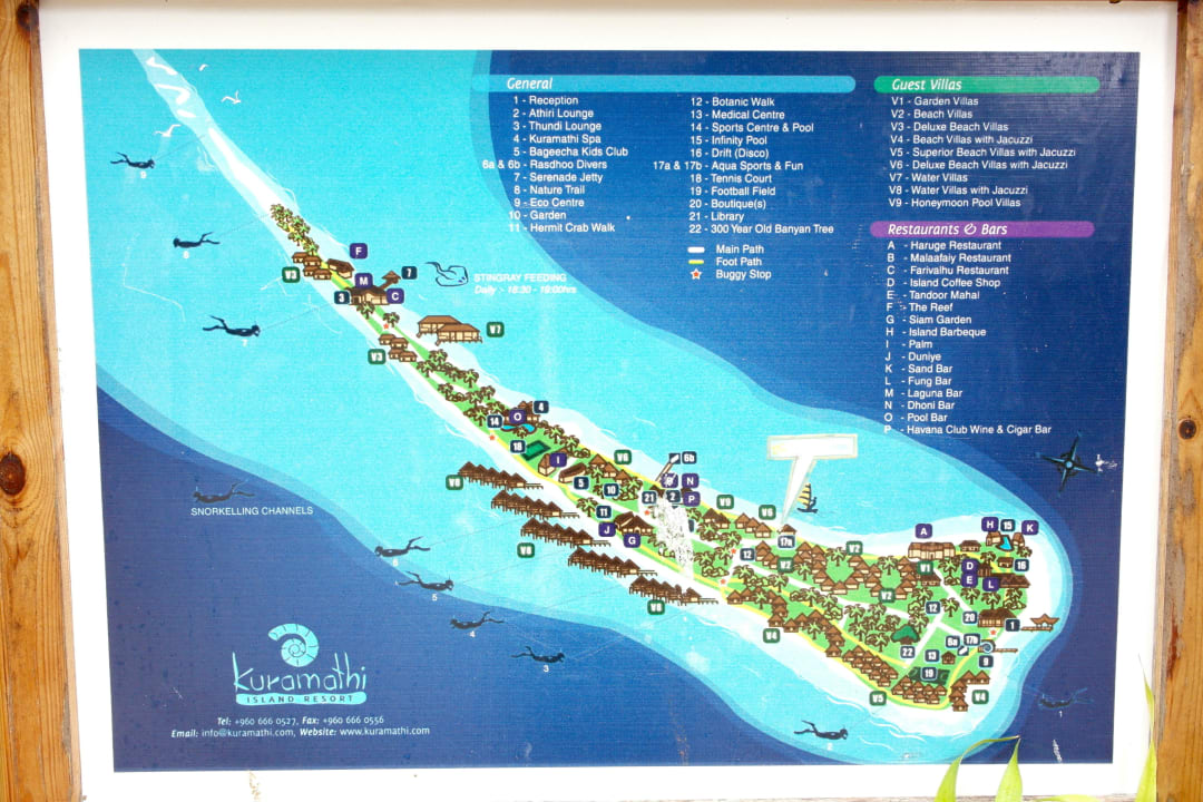  Karte Des Inselns Kuramathi Maldives Rasdhoo HolidayCheck Alif