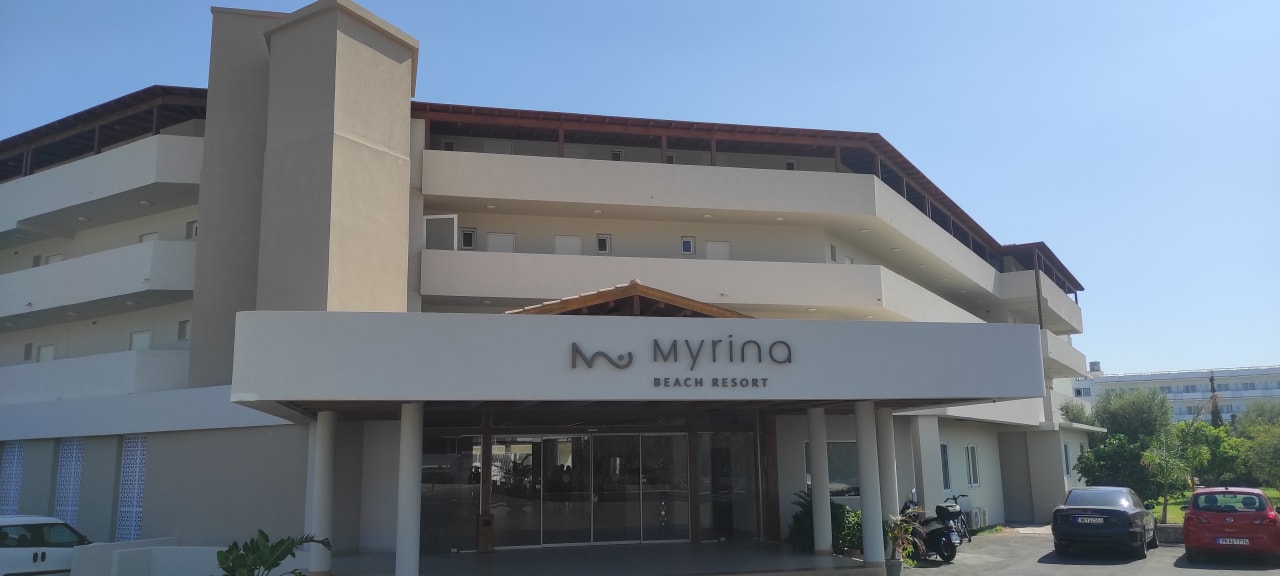 Lobby Myrina Beach Hotel