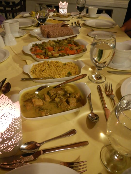 Abendessen Villa Safira Ayurveda Residence