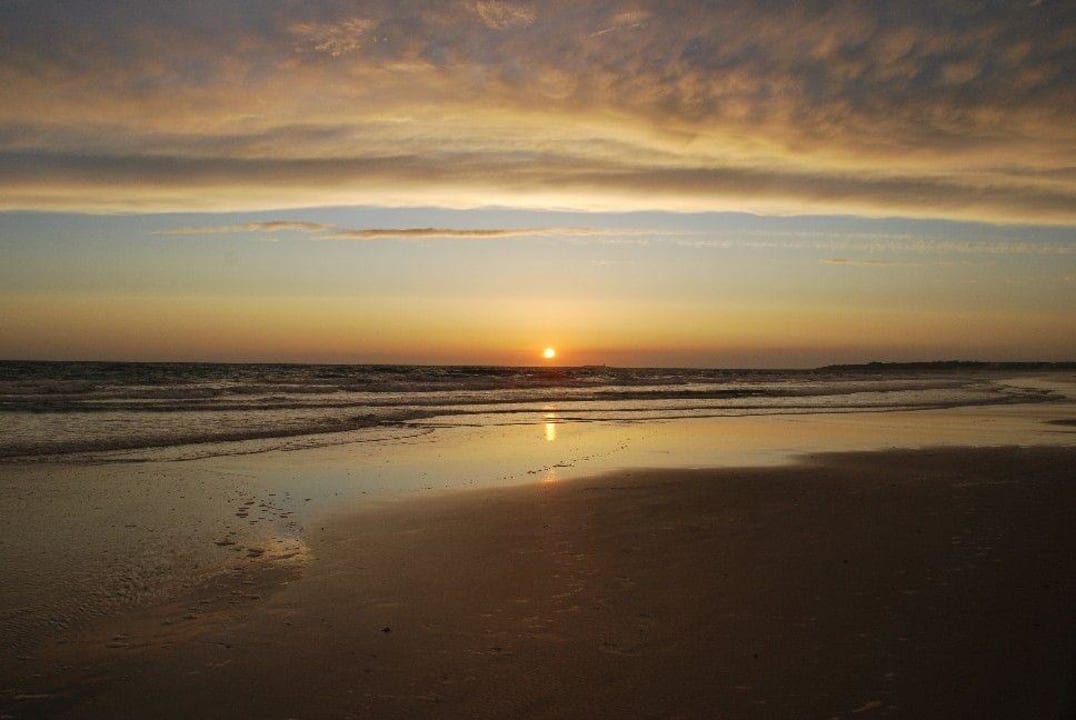 Sonnenuntergang am Strand Valentin Sancti Petri