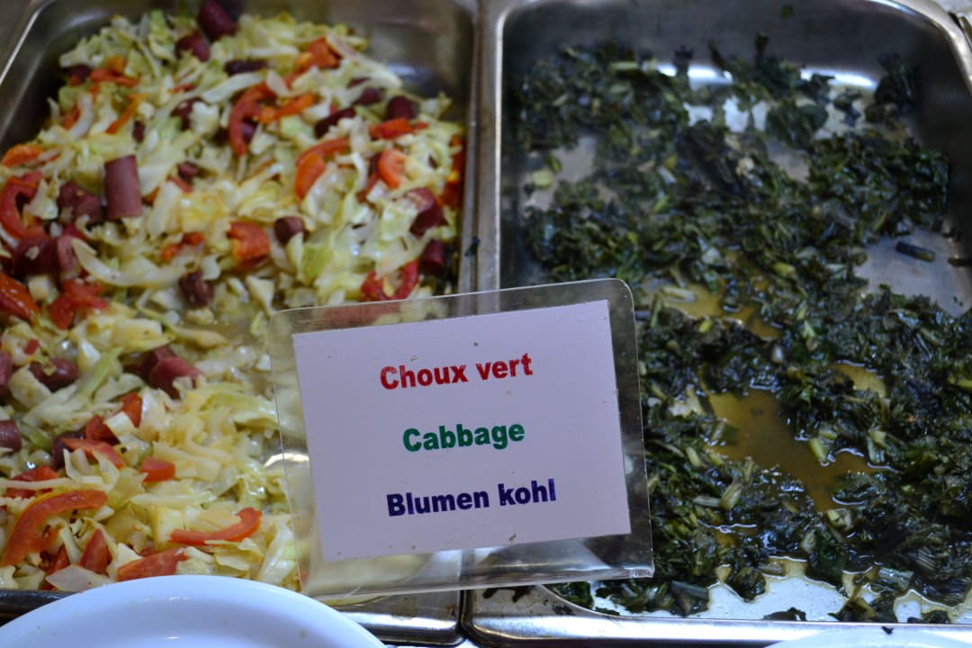 Noch nicht mal das Essen wurde richtig beschriftet! Houda Golf & Beach Club