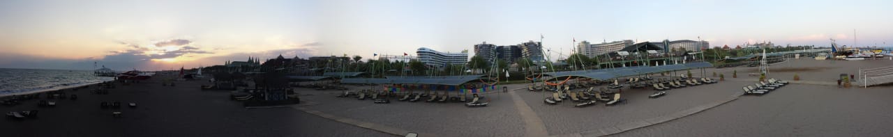 Blick vom Steg Limak Lara Deluxe Hotel & Resort