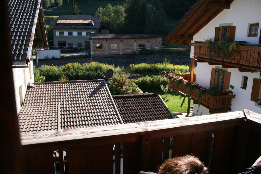 Ausblick vom Balkon Hotel Dolomiten
